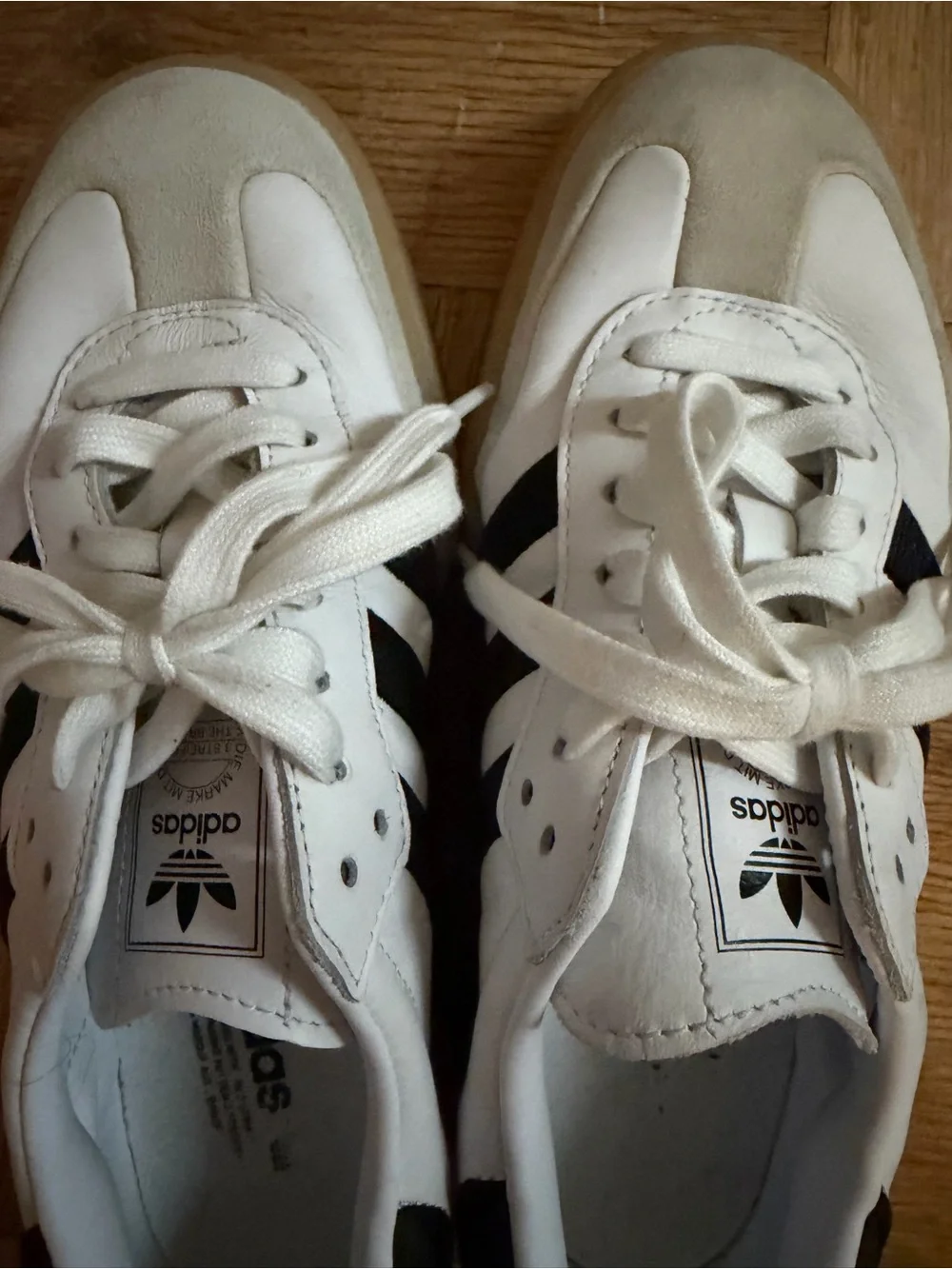 adidas White and Black Classic Sambae
